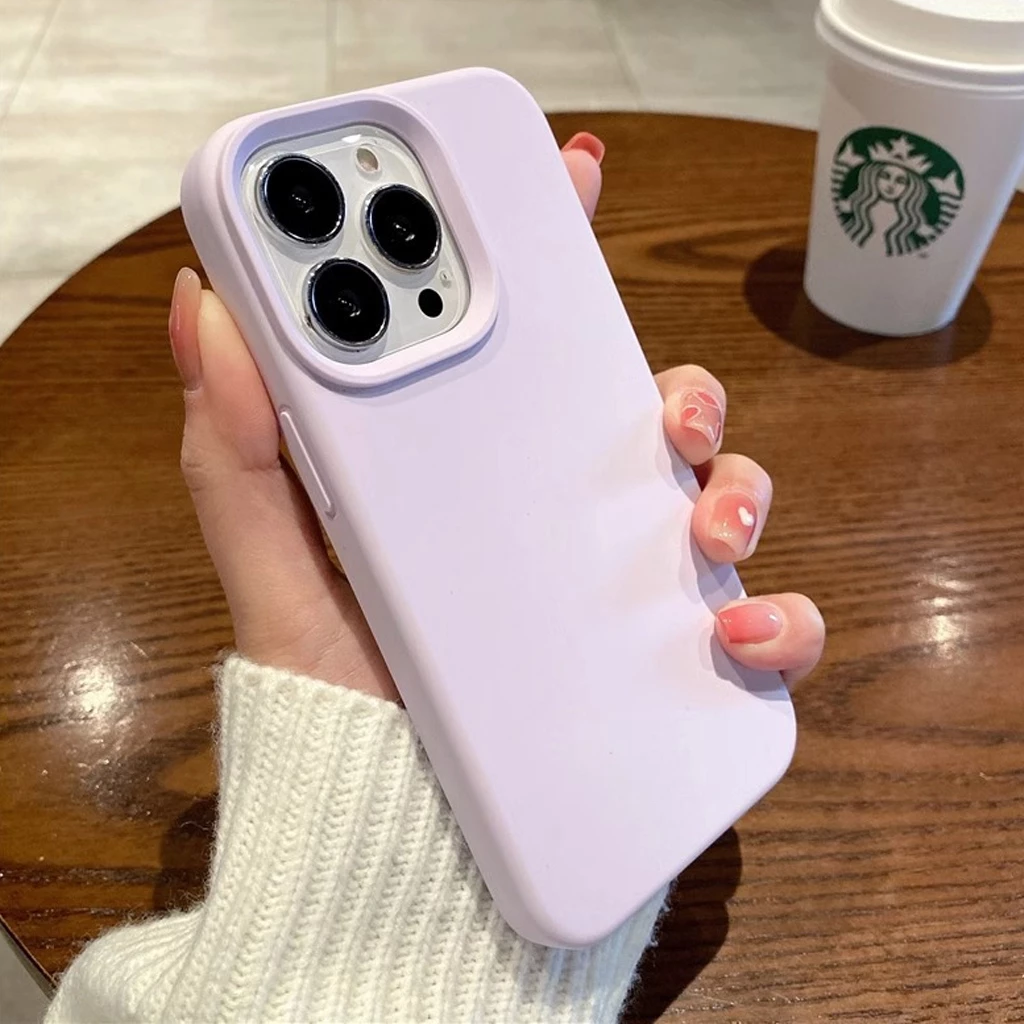 Ốp Lưng iPhone TPU Chống Bẩn Lót Nhung, Bảo Vệ Camera - iP 7/8/X/XS/XR/11/12/13/14/15/16/17/Mini/Plu