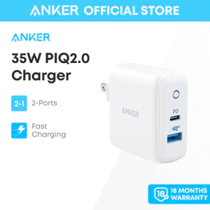Anker A2636 Powerport PD2 35W PD (20W-Max) PIQ2.0(15w-Max)Sạc USB-C-USB A2636