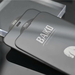 Kính Cường Lực iPhone BAIKÔ Cao Cấp, 21D Chống Bụi Màng Loa - iP 6/6s/7/8/Plus/X/XS/XR/11/12/13/14/15/16/17Pro/Max/Mini