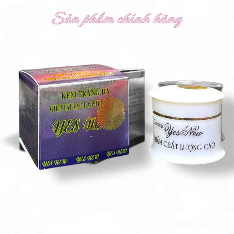 Kem Yes New Trắng Da Giúp Tái Tạo Da Phục Hồi Da 4gram Chính Hãng