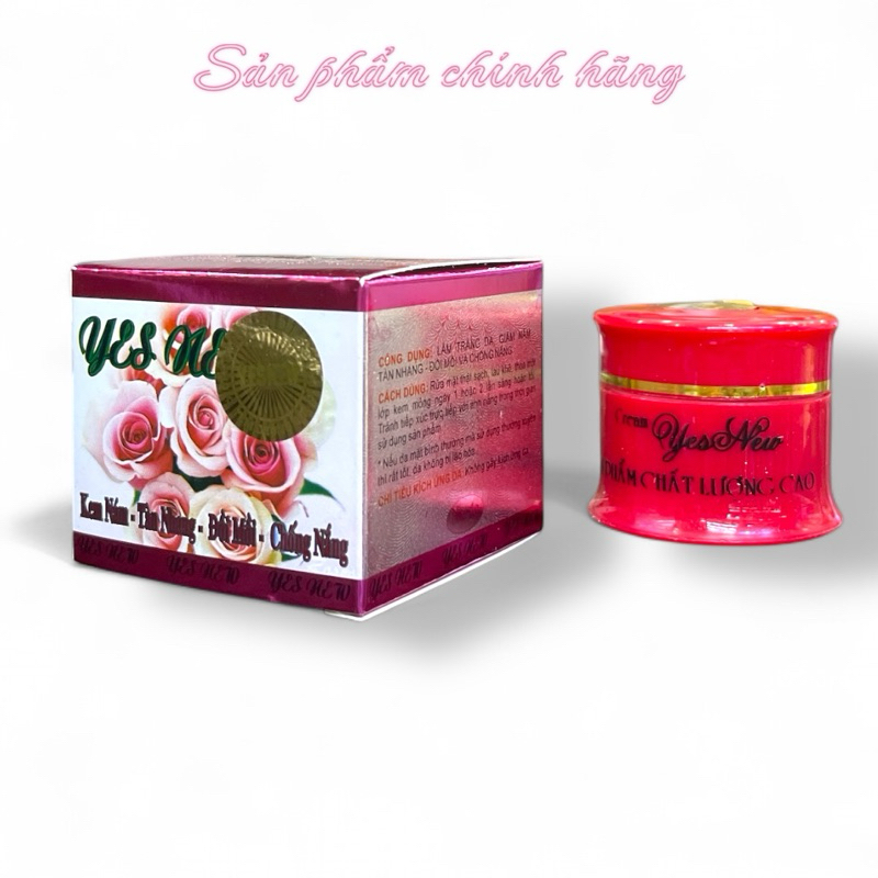 Kem Yes New Nám Tàn Nhang Đồi Mồi Chống Nắng 4gram Chính Hãng