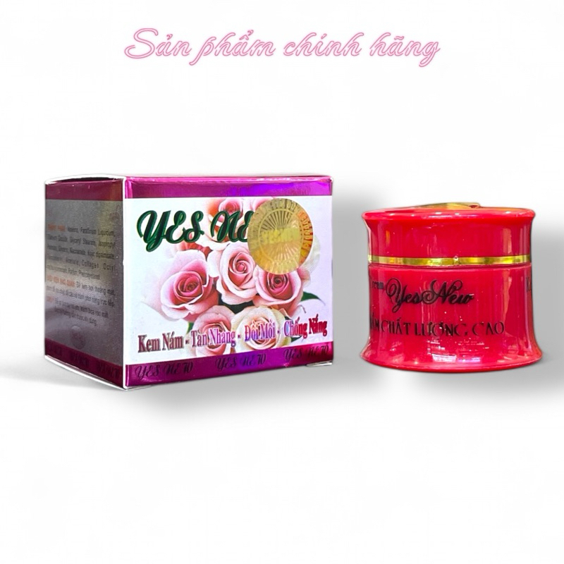 Kem Yes New Nám Tàn Nhang Đồi Mồi Chống Nắng 4gram Chính Hãng