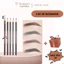 Chì kẻ mày WODWOD cứng phẩy sợi Eyebrow Pencil sắc nét chuyên dùng cho Makeup trang điểm
