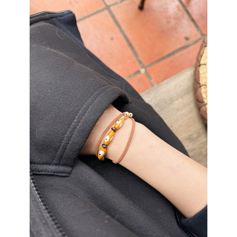 Vòng tay Mahito - Vòng tay gỗ hoạ tiết hoa văn phong cách