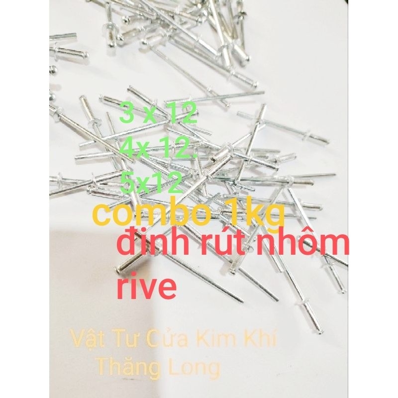 đinh rút rive đinh tán nhôm hay dùng chất lượng cao combo 1kg | Shopee ...