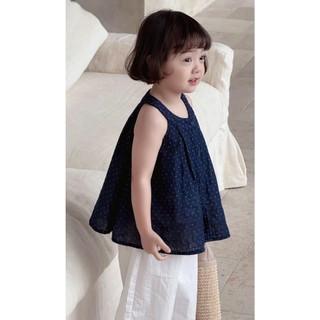 [B&G] Sét bộ áo linen bi mềm kèm quần dài kaki cao cấp mùa hè cho bé gái từ 12-45kg(2-12 tuổi)