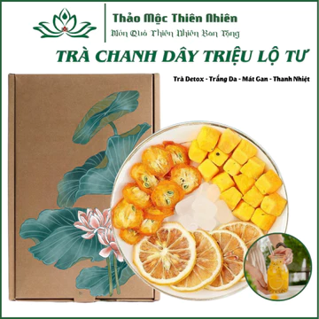 Trà Chanh Dây Triệu Lộ Tư Thiên Nhiên, Trà Detox Da Trắng Phát Sáng, Thanh nhiệt, sấy thăng hoa