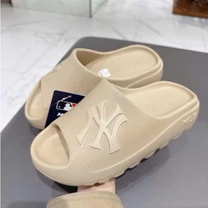 Dép Bánh Mì MLB Skipper Slide New Cao 4P Đúc Nguyên Khối Chống Thấm Nước Siêu Êm Siêu Nhẹ, Dép Nam Nữ