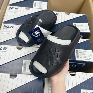 Dép Bánh Mì MLB Skipper Slide New Cao 4P Đúc Nguyên Khối Chống Thấm Nước Siêu Êm Siêu Nhẹ, Dép Nam Nữ