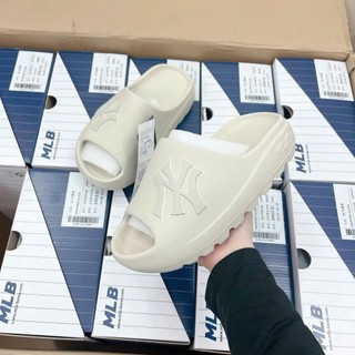 Dép Bánh Mì MLB Skipper Slide New Cao 4P Đúc Nguyên Khối Chống Thấm Nước Siêu Êm Siêu Nhẹ, Dép Nam Nữ