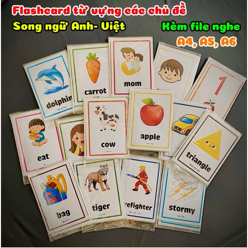 Flashcard Từ Vựng Tiếng Anh 15 Chủ Đề Kèm File Nghe