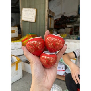 Cóng sứ chào mào vẽ vàng cóng sứ cho chim chào mào 1 bộ 3 món