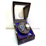 Hộp Để Đồng Hồ Cơ ACBOW 2 Ngăn Xoay Lót Nỉ Nhung [Màu Xám Ghi] - BH 02 NĂM - Hộp Lên Cót Đồng Hồ Cơ Chính Hãng Cao Cấp — ảnh 2