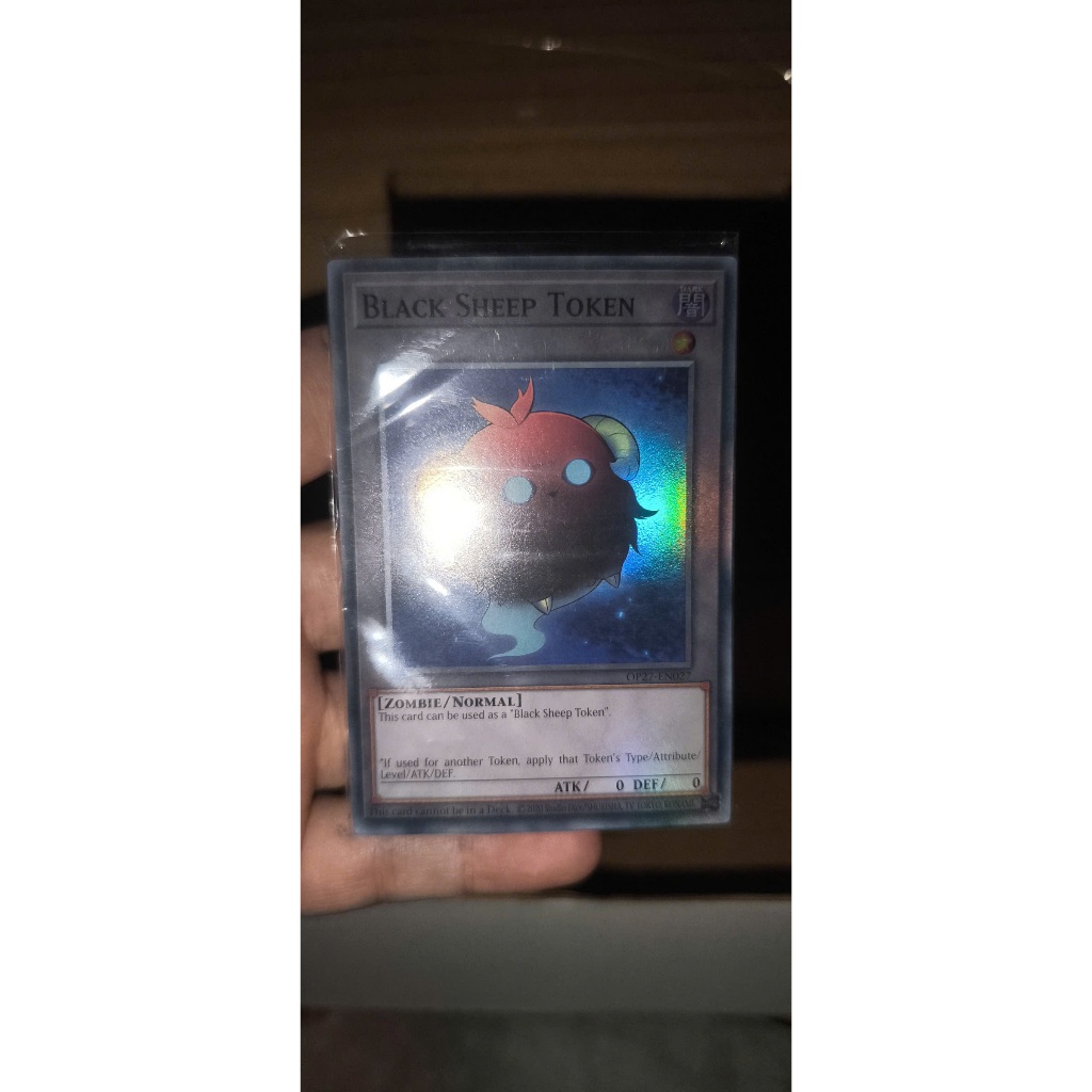 Yugioh Funny Shop] 1 l th bi Black Sheep Token - OTS Tournament Pack 27  (OP27) Super Rare | Shopee Vit Nam