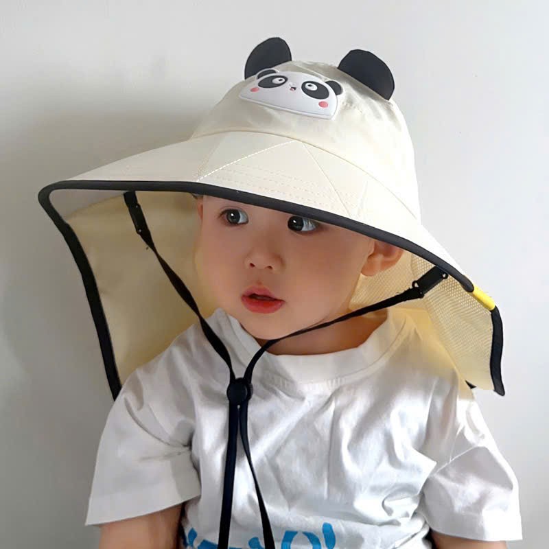 Mũ Vành Rộng Hở Chóp Hình Thú Đáng Yêu Che Nắng , Chống Nắng Cho Bé Thoáng Khí Chống Tia UV Cho Bé Từ 2-8 tuổi saubabi