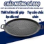 Chảo Nướng Đá Chống Dính Không Dầu Hàn Quốc Size 34cm Chảo Nướng Thịt Dùng Được Cho Cả Bếp Từ