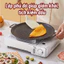 Chảo Nướng Đá Chống Dính Không Dầu Hàn Quốc Size 34cm Chảo Nướng Thịt Dùng Được Cho Cả Bếp Từ