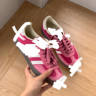 Giày thể thao sneaker thời trang bigsize nữ cổ thấp hottrend 2025 màu hồng đế gum cao cấp êm nhẹ , giày thời trang nữ