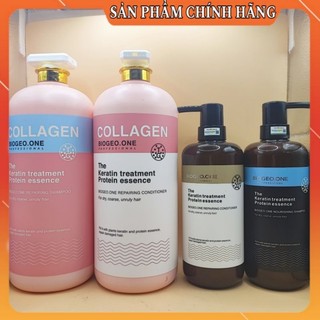Cặp dầu gội xả BIOGEO.ONE 800ml (CHÍNH HÃNG) Phục Hồi Ngăn Tóc Gãy Rụng , Siêu Mềm Mượt Tóc