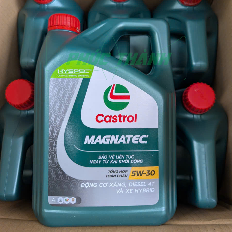[HÀNG CHÍNH HÃNG] Dầu Nhớt Ô Tô Castrol Magnatec 5W30 API SP/CF ILSAC GF-6 4Lit - Mẫu Mới