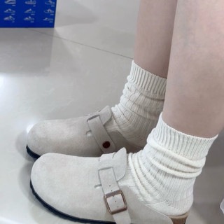 Giày dép sục lười bigsize nam nữ mùa hè hottrend birken màu ghi sáng cao cấp đế trấu êm nhẹ , dép đế bệt thời trang hè