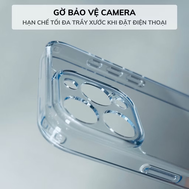 Ốp Lưng iPhone Meka Viền Dẻo Có Bảo Vệ Camera Chính Hãng KiNGBON cho iPhone 12 đến 17 pro max