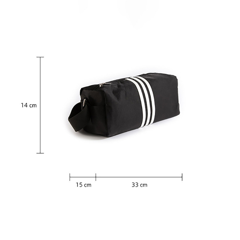 Túi đeo vai hình gối unisex 3 sọc lớn D2 và 3 sọc nhỏ D1 vải cao cấp chống mài mòn [CÓ BẢO HÀNH]