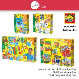 [Hà Lan] - Đồ chơi cắt dán thủ công cho bé 3-6 tuổi - Thương hiệu SES Creative