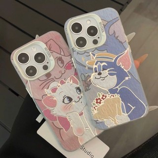 Ốp Lưng iPhone Couple Cat IMD Cứng Trắng, Chống Sốc, Bảo Vệ Camera- iP 7/8/Plus/X/XS/XR/11/12/13/14/15/16/17/Pro/Max/Air