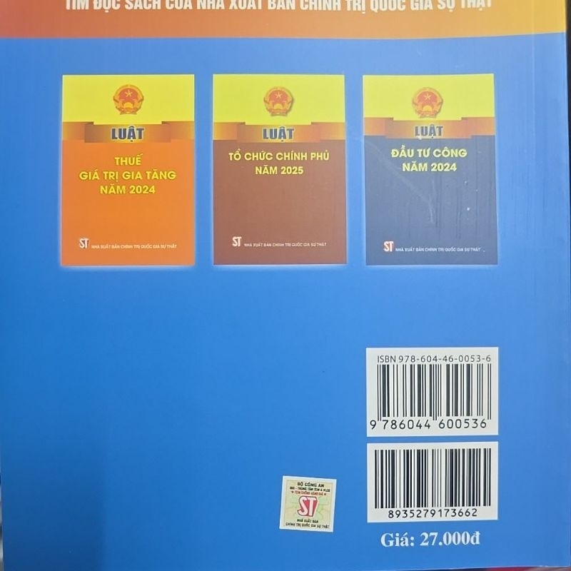Sách LV2 - Luật kế toán (NXB Chính trị quốc gia Sự thật)