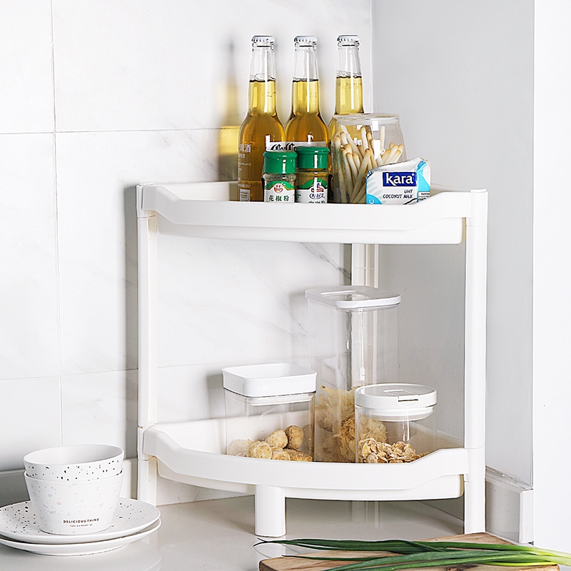 Kệ Góc 2 tầng 3 tầng Hokori, Kệ góc đựng đồ nhà tắm, kệ đựng đồ nhà bếp Chính Hãng Việt Nhật (Mã 5555)