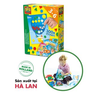 [Hà Lan] - Đồ chơi cắt dán thủ công cho bé 3-6 tuổi - Thương hiệu SES Creative