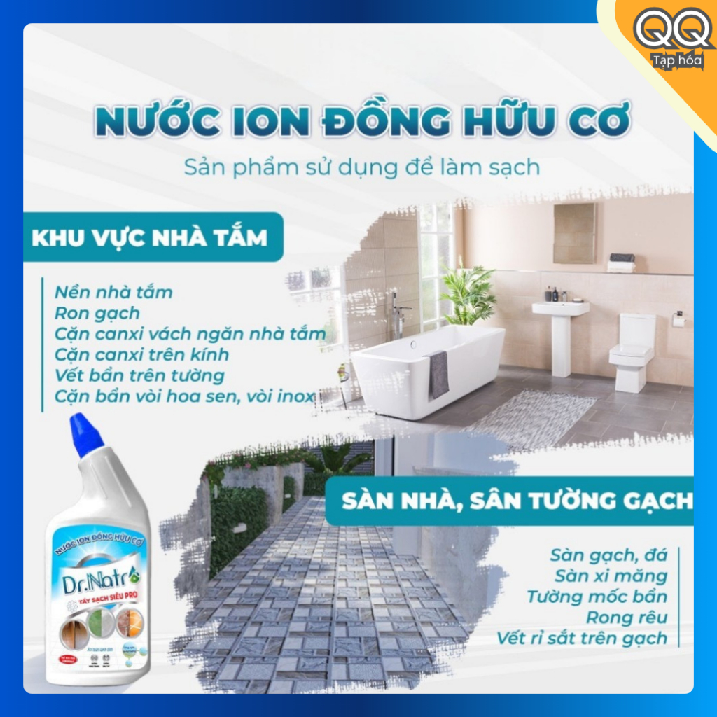 Thiết kế của Nước Tẩy Đa Năng Dr Natro