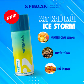 Xịt khử mùi nam giới hương nước hoa Good Day, First Date, Ice Storm Nerman 100ml