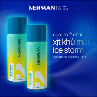 Xịt khử mùi nam giới hương nước hoa ICE STORM Nerman 100ml
