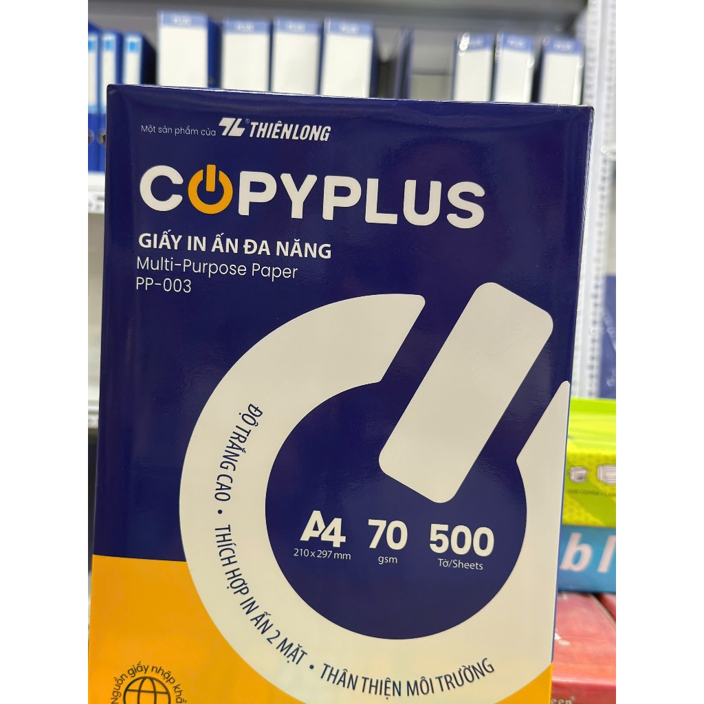 giấy A4 70 gsm Thiên Long Copy Plus PP-003 (500 tờ) /ream | Shopee Việt Nam