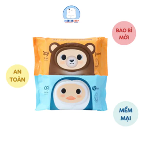 Khăn Ướt Không Hương Agi 100 tờ, Khặn Giấy Ướt Agi Oông Nghệ Hàn Quốc Không Paraben Không Mit