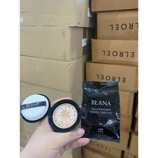 Lõi Phấn tươi Blana Collagen Power Essence Cover Pact Hàn Quốc 10g