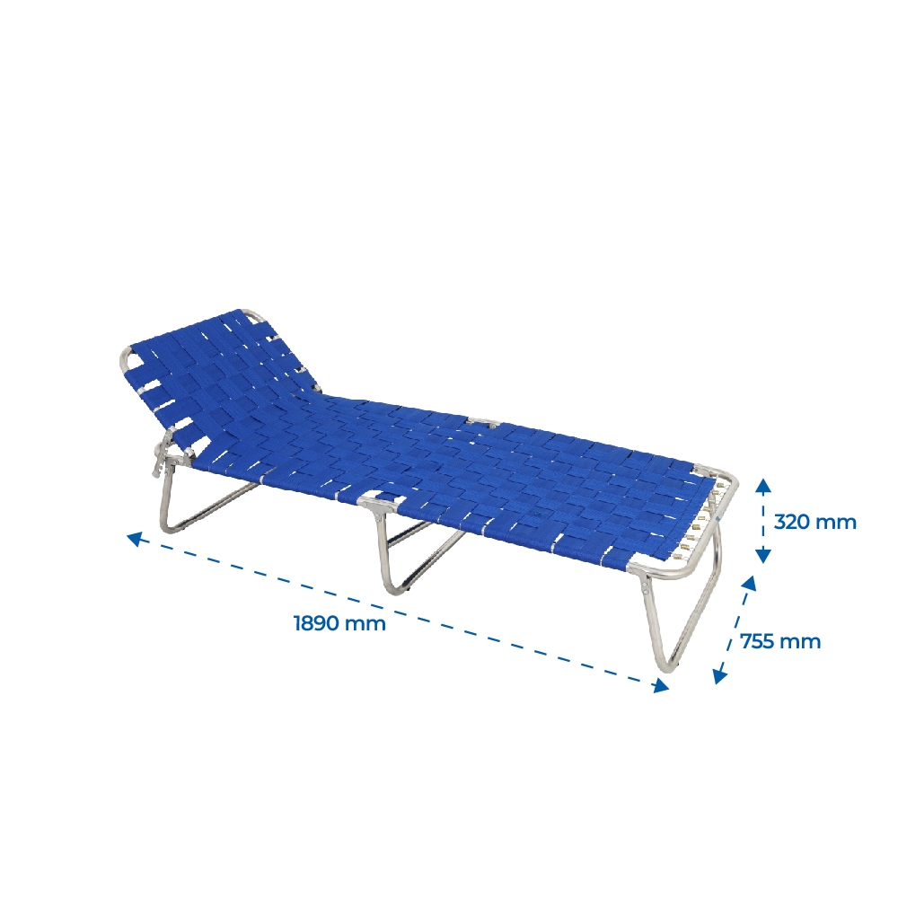 Giường gấp gọn inox Deli QUI PHÚC, dây dù bản lớn, thoáng khí, đàn hồi tốt, bền chắc, dễ dàng cất giữ, mang đi