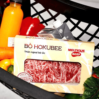 (HOẢ TỐC HCM) BÒ HOKUBEE CAO CẤP 200GR - Thăn ngoại siêu mềm đóng hộp giấy tiện lợi