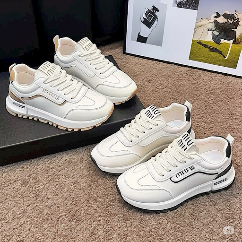 Giày Thể Thao Nữ Sneaker Đế Độn – Phong Cách Thời Trang, Năng Động
