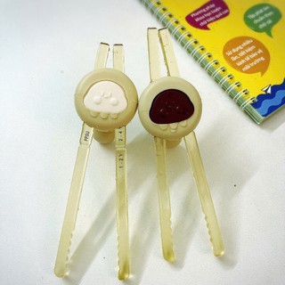 (tặng hộp)Đũa tập ăn tự động đàn hồi, PPSU cao cấp an toàn, chịu nhiệt độ cao phù hợp cho bé