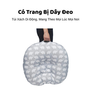 Gối Chống Trào Ngược Cao Cấp, Đệm Chống Trào Ngược Chất Liệu Cotton, Giảm Thiểu Tình Trạng Nôn Trớ