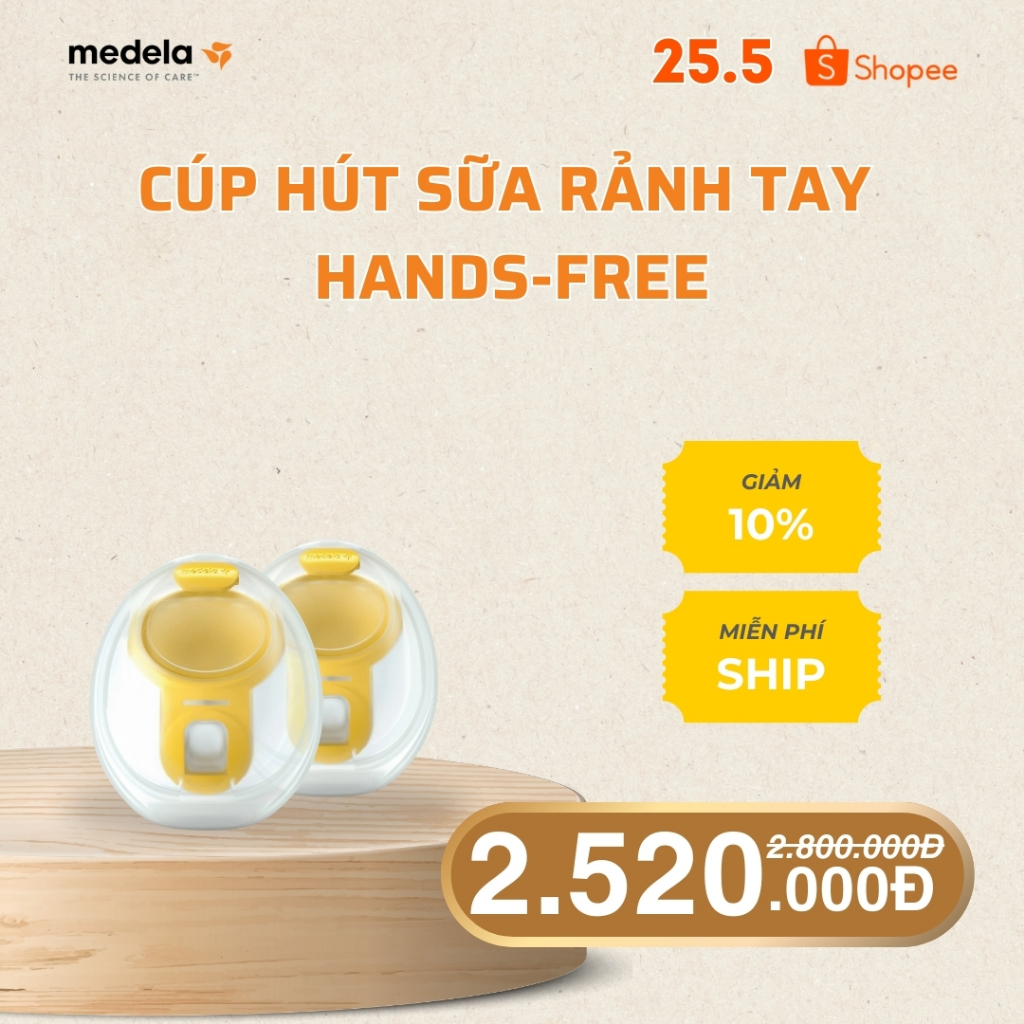 Ảnh Medela Cúp hút sữa rảnh tay Hands-free (2 chiếc - không bao gồm động cơ) | Phụ kiện máy hút sữa 1
