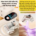 Máy Hút Bụi Giường Nệm Diệt Khuẩn UV Cầm Tay Không Dây – Lực Hút Mạnh 13000PA, Hút Tóc & Bụi Mịn, Thông Minh Thế Hệ Mới — ảnh 7