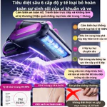 Máy Hút Bụi Giường Nệm Diệt Khuẩn UV Cầm Tay Không Dây – Lực Hút Mạnh 13000PA, Hút Tóc & Bụi Mịn, Thông Minh Thế Hệ Mới — ảnh 2