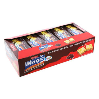 Sét 2 hộp Bánh Cracker 2 lớp kem bơ Magic hộp 300g