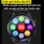 Đồng Hồ Đo Đường Huyết Không Xâm Lấn – Đồng Hồ Thông Minh Theo Dõi Sức Khỏe, Huyết Áp, Oxy Máu, Nhịp Tim, Thể Thao — ảnh 5