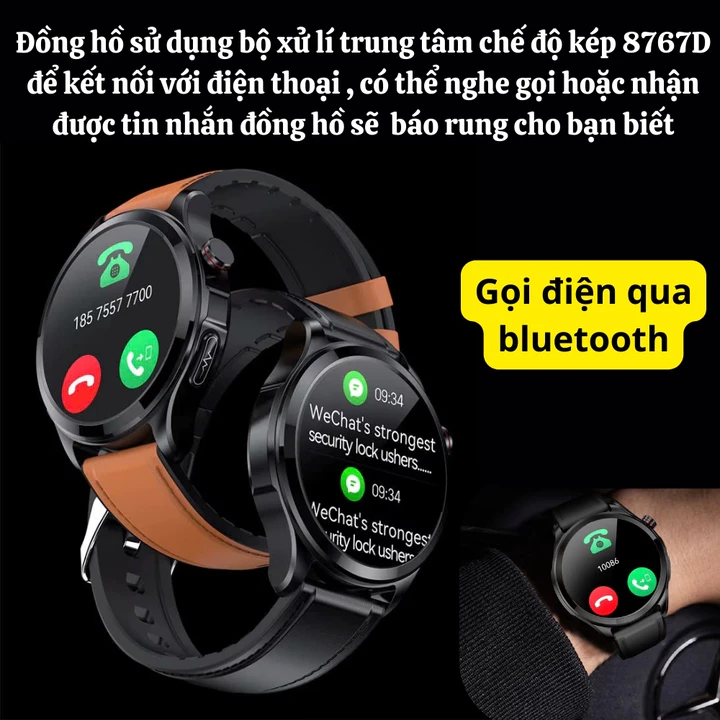 Đồng hồ đo đường huyết không xâm lấn, theo dõi sức khỏe đo huyết áp, đường huyết, oxy máu, nhịp tim các môn thể thao – 4