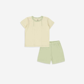 Bộ ngắn tay cài vai Bambus - BU Baby - BBB130110 | Quần áo chính hãng Bubaby